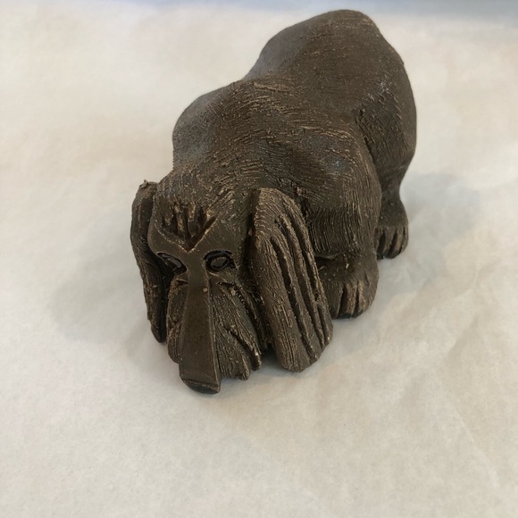 SOLD Artesania Rinconada Bloodhound Brown Dog Hound #116 Figurine  -- 2 1/2" - Picture 3 of 5